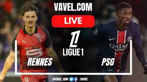 Stade Rennais vs PSG LIVE Score Updates in Ligue 1 Match