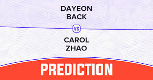 Dayeon Back vs Carol Zhao Prediction - WTA Korea Open 2024