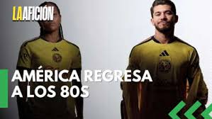 Águilas del América presentan uniforme inspirado en los ochentas con nuevo patrocinador deportivo