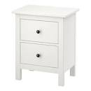 HEMNES Chest with 2-drawers- its small drawer insert provides safe