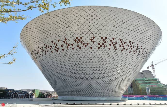 Changnanli Culture and Art Center, the world's largest “bowl,” has ...