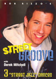DVD by Derek Mitchell demonstrates jazz variations and routines for an advanced level of study. &quot;Street Groove&quot; with Derek Mitchell - br65d-3