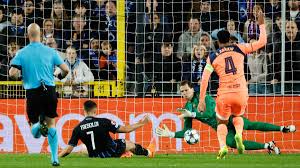 Brujas Shakes Barcelona's Defense in Champions League Clash