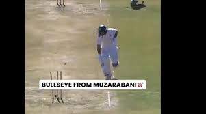 Watch: Muzarabani’s Brilliant Run-Out Stuns Wiaan Mulder