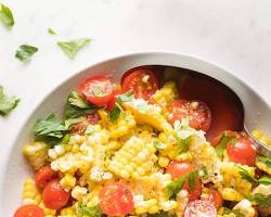 Image of Grilled Corn and Tomato Salad