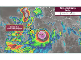 “Rachel” avanza paralela al Pacífico sur y podría intensificarse a huracán