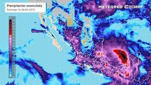 Viernes de tormentas intensas en Península de Yucatán, el Noroeste y franja central por Monzón y perturbación tropical