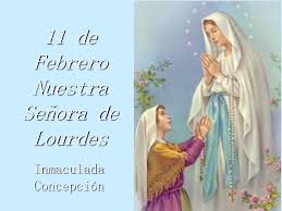 Resultado de imagen para nuestra señora de lourdes