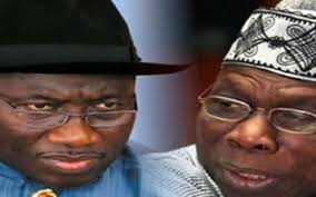 Image result for photos of jonathan and obasanjo