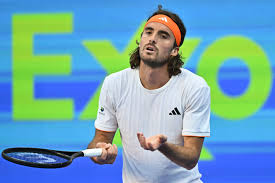 Stefanos Tsitsipas is at risk of falling to his lowest ranking in eight years after his Dubai draw is confirmed