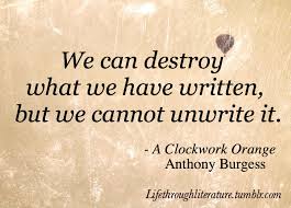 A Clockwork Orange Book Quotes. QuotesGram via Relatably.com