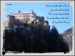 Top 21 powerful quotes about castles pic French | WishesTrumpet via Relatably.com