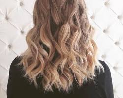 Image of Beach waves prom hairstyle