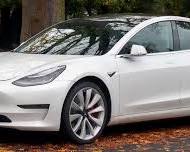 Image of Tesla Model 3 electric car