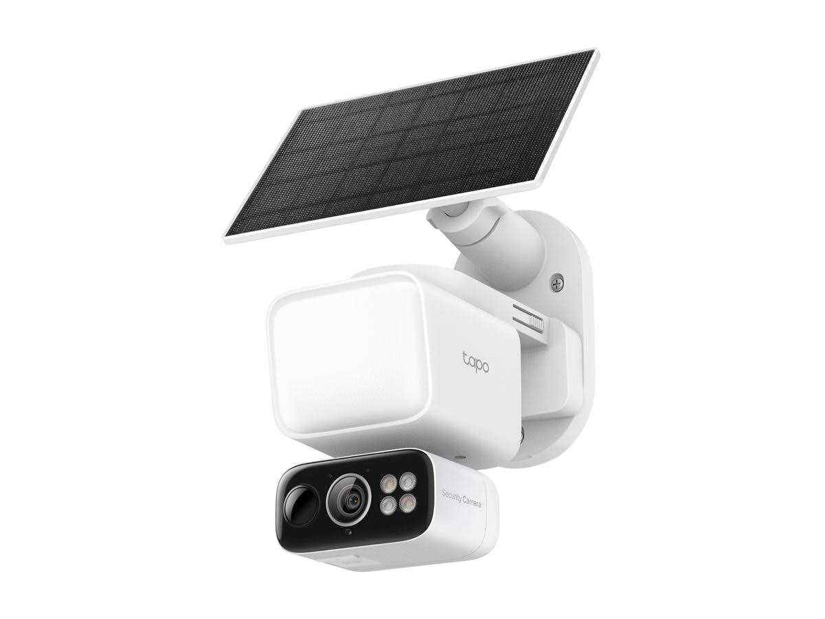 Tapo C615F Kit V1 - Solar-Powered Security Camera Kit - Network Surveillance Camera - Pan / Tilt - Outdoor - Weatherproof / Dust Resistant / UV Resistant / Water Resistant - Color (Day&Night) - 3 MP - 2304 x 1296 - 2K - Fixed Focal - Audio - Wireless - Wi-Fi - H.264 - DC 5 V - with Tapo A201 Solar Panel
