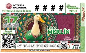 El Pato Merlín queda inmortalizado en billete de la Lotería Nacional