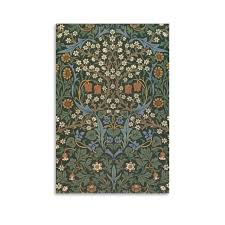 Amazon.com: William Morris - Blackthorn Wallpaper Designed by William Morris Home Decor Poster Wall Art Hanging Picture Print Bedroom Decorative Painting Posters: Posters & Prints