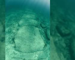 Bimini Road, a mysterious underwater rock formation