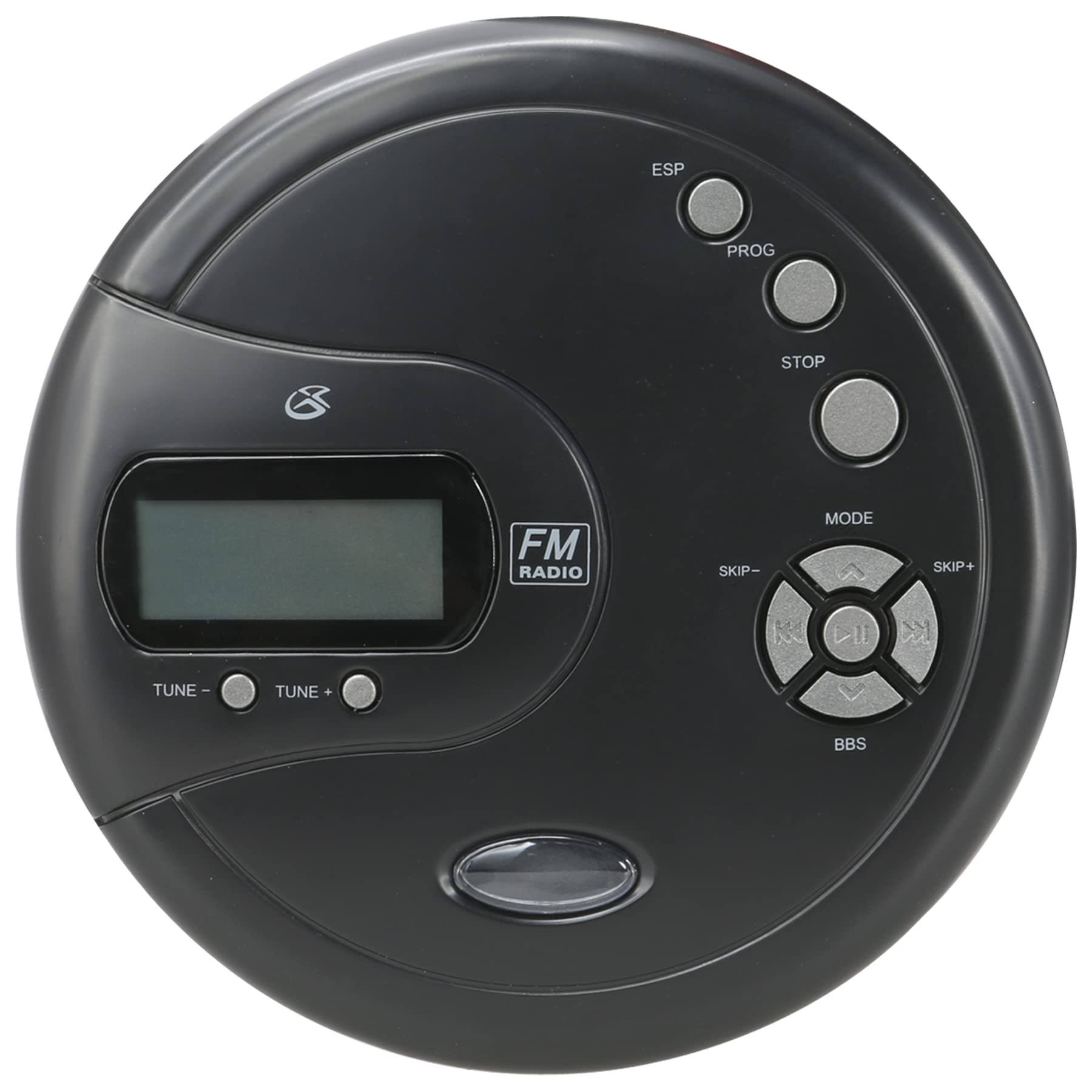 GPX PC332B Portable CD Player with FM Radio