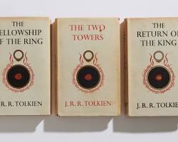 Lord of the Rings trilogy (1954-1955) book cover