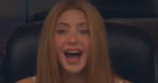 La sorpresiva reacción de Shakira cuando la enfocó la cámara en el partido de Argentina contra Austria