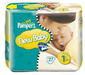 Pampers New Baby Nouveau-N ( 2-kg 4-Lbs), Couches