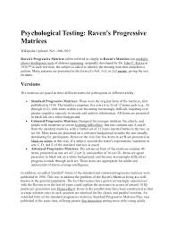 Image result for raven's matrices