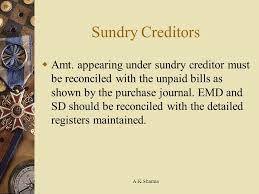 Image result for difference between sundry creditors and sundry debtors
