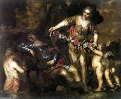 Rinald Und Armida von Antonio Maria Vassallo (1620-1668, Italy) - Antonio+Maria+Vassallo-Rinald+And+Armida