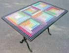 Mosaique sur table