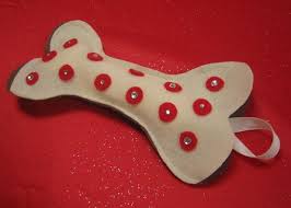 Image result for dog bone christmas stocking