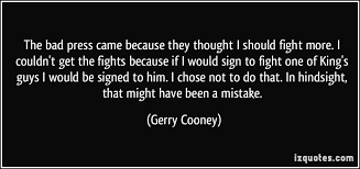 Gerry Cooney Quotes. QuotesGram via Relatably.com