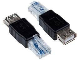 Imagen de Adaptador USB Hembra a Macho Ethernet