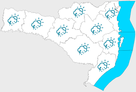 Previsão para os próximos 5 dias (20/02)