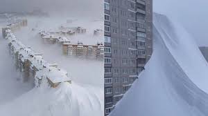Record Snowfall In Russia’s Kamchatka Blocks Roads, Disrupts Daily Life