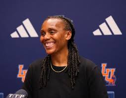 Langston introduces former WNBA player Crystal Robinson as new women's basketball coach