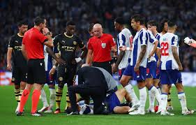 Why security staff were forced to intervene during Porto-Man City Champions League clash