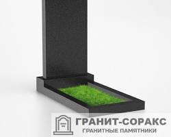 Изображение: Вертикальный гранитный памятник