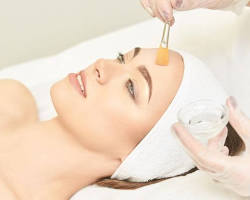 Image of person receiving a chemical peel treatment