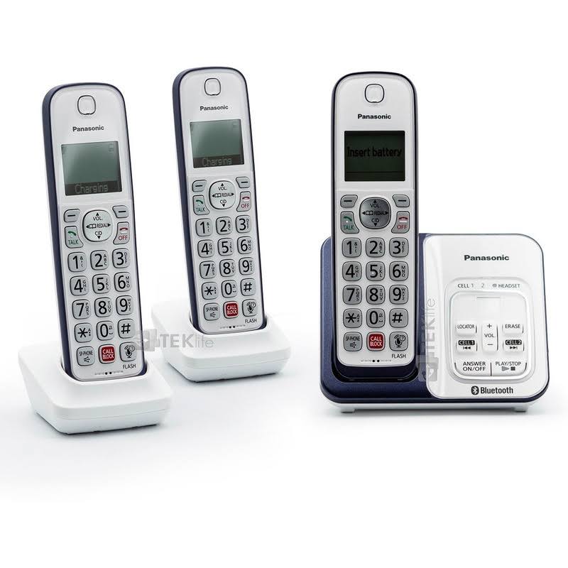 Panasonic 3 Handset Link2Cell Cordless Phone