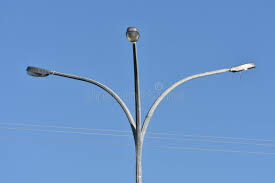 Triple street lights stock photo. Image of like, lamp - 74894204