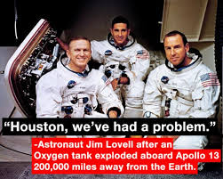 expressions - &quot;Houston, we may have a problem here&quot; - Meaning ... via Relatably.com