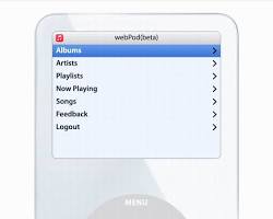 Image of iPod Software Interface