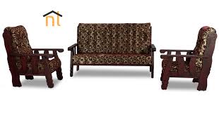 Image result for WOODEN SOFA SET