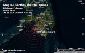 Moderate Magnitude 4.9 Earthquake 17 km Northwest of Kalamansig, Philippines