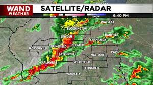Tornado Warning issued in parts of central IL as strong storms move into area