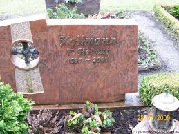 Grab von F. Helmut Kollmann (1925-2000), Friedhof Wallinghausen