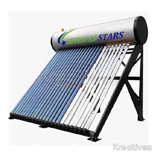 300Litres NonPressurised SEVEN SS STARS Solar Water Heater