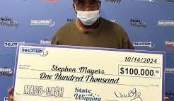 Mass. State Lottery winner: Man wins $100,000 prize from free lottery ticket