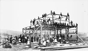 Image result for barn raising